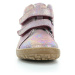 Froddo barefoot zimní kotníkové boty kožíšek pink shine