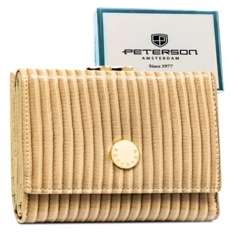Žebrovaná dámská peněženka Peterson