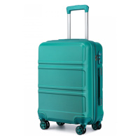 Kono cestovní kufr na kolečkách ABS - 66L - tyrkysová