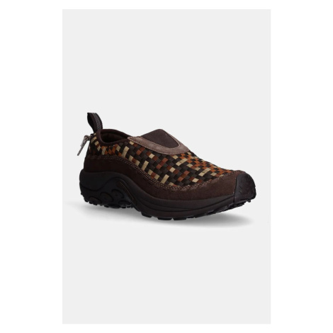 Boty Merrell 1TRL Jungle Moc Evo Woven Se pánské, hnědá barva, J006445