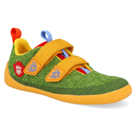 Barefoot dětské tenisky Affenzahn - Sneaker Knit Happy-Paradise Bird zelené