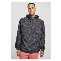 Květina AOP Pull Over Jacket blackflower