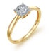 Zlatý prsten s diamanty L'amour Diamonds JR11619Y15 + dárek zdarma