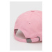 Bavlněná čepice Billabong růžová barva, s aplikací