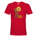 Pánské tričko s potiskem Groot a květina - ideální dárek pro fanoušky Marvel