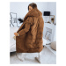 Péřový zimní kabát prošívaný dlouhá bunda MELVIN