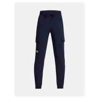 Tmavě modré sportovní kalhoty Under Armour UA Pennant Woven Cargo Pant