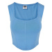 Ladies Short Corsage Top - horizonblue