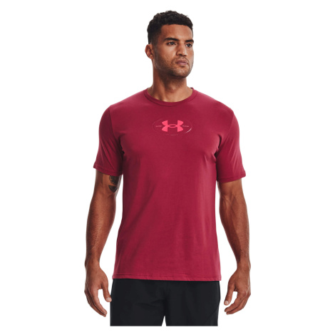 Under Armour UA ARMOUR REPEAT SS-PNK Pánské tričko US 1371264-664