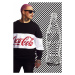 Mr. Tee Coca Cola Stripe Oversize Crewneck black