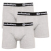 3PACK pánské boxerky Horsefeathers Dynasty heather gray