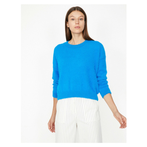 Koton Sweater - Blue - Relaxed fit