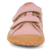 FRODDO TENISKY LEATHER D-VELCRO II Pink | Dětské barefoot tenisky