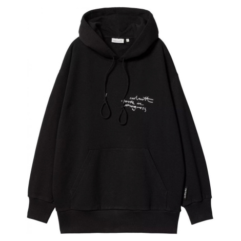 MIKINA CARHARTT WIP Hooded Lips Sweat WM - černá