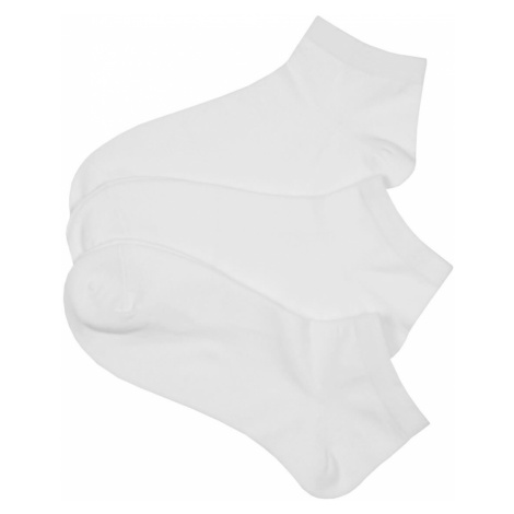 Dámské bavlněné kotníčkové ponožky LW01A -3 bal bílá PESAIL