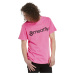 Meatfly pánské tričko MF Logo Neon Pink | Růžová | 100% bavlna