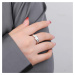 Stříbrný prsten VLNKY bílý OPÁL