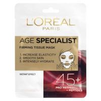 L´Oréal Paris Age Specialist Textilní Maska 45+ 30.0 GRM Na Obličej 30 ml