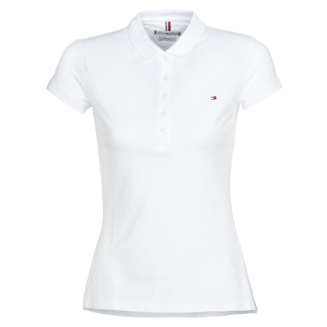 Tommy Hilfiger HERITAGE SS SLIM POLO Bílá