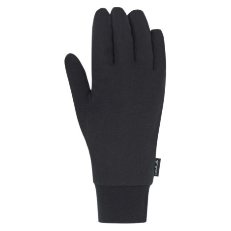Bula WOOL GLOVE LINER Pánské vnitřní vlněné rukavice, černá, velikost
