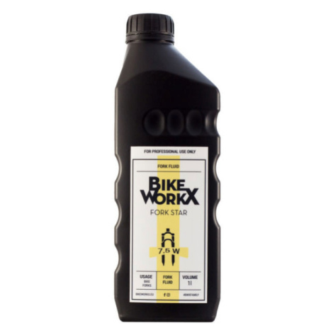 Bikeworkx FORK STAR 7,5W 1L Tlumičový (vidlicový) olej, , velikost