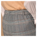 Blancheporte 7/8 kalhoty s glenčekovým potiskem béžová/zelená