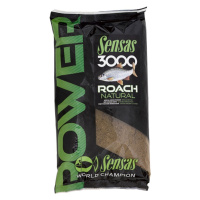 Sensas krmítková směs 3000 power roach natural plotice 1 kg