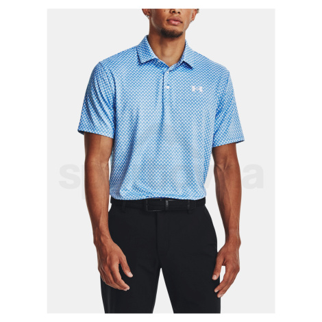 Tričko Under Armour UA Playoff 3.0 Printed Polo M - bílá/modrá