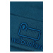 Čepice woolrich cotton wool beanie modrá