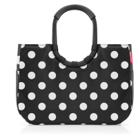 Nákupní taška Reisenthel Loopshopper L Frame Dots white