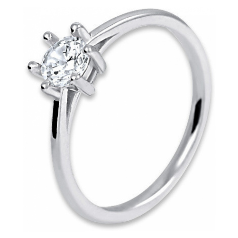 Brilio Silver Stříbrný zásnubní prsten 426 158 00102 04