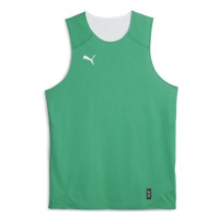 Puma HOOPS TEAM REVERSE PRACTICE JERSEY Pánský basketballový dres, zelená, velikost