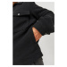 Černá pánská bunda s příměsí vlny bunda Jack & Jones Baxter