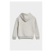 MIKINA GANT ARCHIVE SHIELD RAGLAN HOODIE LIGHT GREY MELANGE