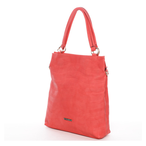 Luxusní kabelka přes rameno Caimbrie, červená Silvia rosa