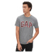 GAP BASIC ARCH Pánské tričko, šedá, velikost