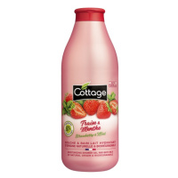 Cottage Moisturizing Shower Gel & Bath Milk - Strawberry & Mint sprchový gel a mléko do koupele 