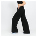 Sixth June Basic Jersey Wide Leg Pants černé