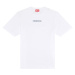 Tričko diesel t-just-l4 t-shirt bílá