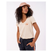 Tričko Rip Curl RE ENTRY V NECK Light Peach