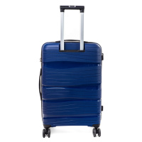 Rogal Modrý prémiový skořepinový kufr 