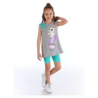 mshb&g Sequin Cat Girl Kids T-shirt Leggings Suit