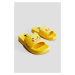 H & M - Koupací pantofle's potiskem - žlutá
