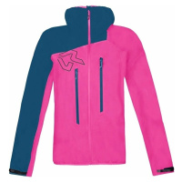 Rock Experience Mt Watkins 2.0 Hoodie Woman Jacket Super Pink/Moroccan Blue Outdorová bunda