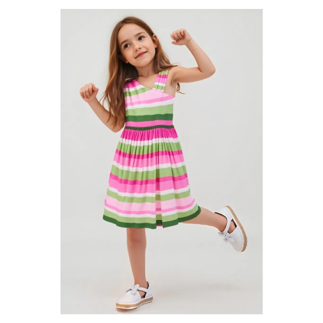 Dětské bavlněné šaty Mayoral fialová barva, mini, 3920