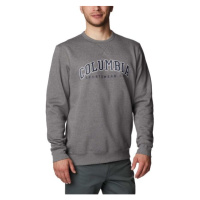 Columbia M LOGO FLEECE C Pánská volnočasová mikina, tmavě šedá, velikost