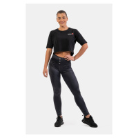 NEBBIA Glossy Look Bubble Butt High Waist Leggings