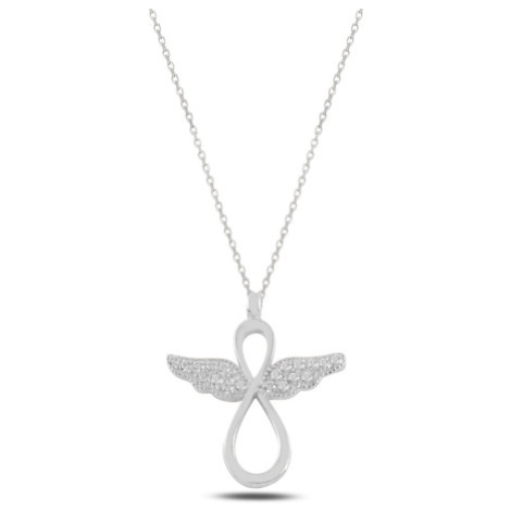 OLIVIE Stříbrný náhrdelník ANDĚL 5533