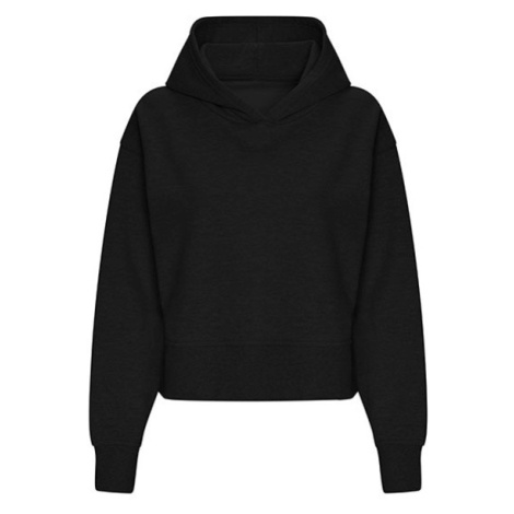 Just Hoods Dámská mikina s kapucí JH305 Deep Black