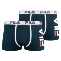 Fila BOXER 2-PACK M Pánské boxery, tmavě modrá, velikost